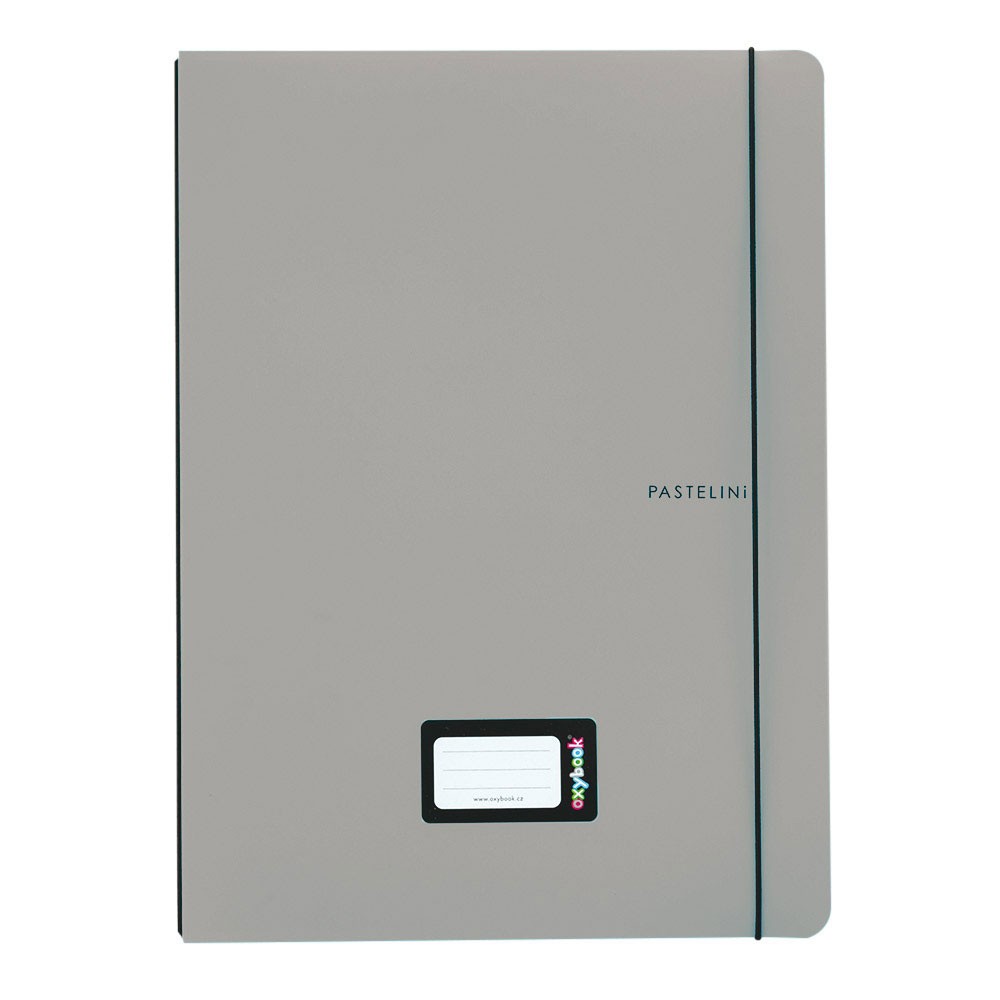 Fotografie Sešit PP - Oxybook A5 40 listů PASTELINI, výběr barev - jednobarevné Barva: šedý
