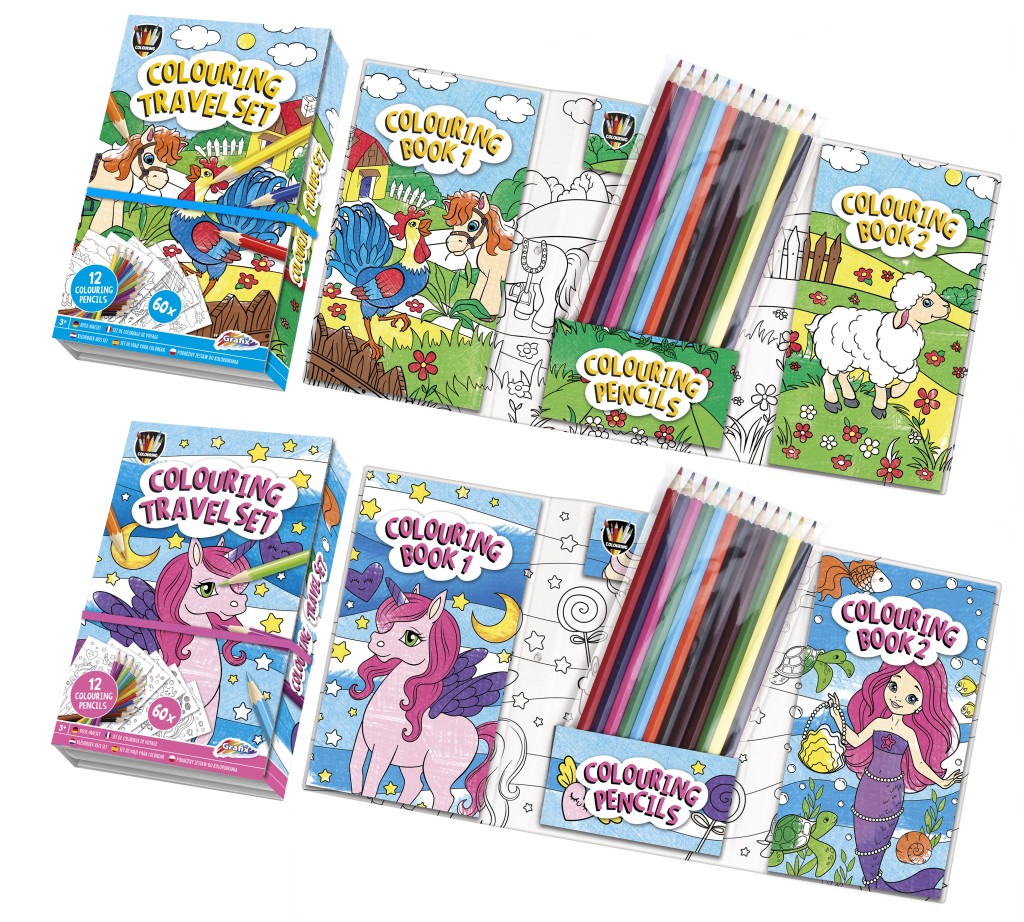 Fotografie Omalovánky s 12 pastelkami