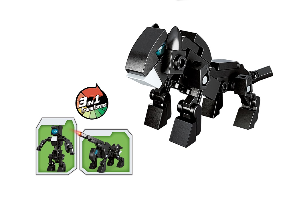 Fotografie Qman Multivariant Combat Team Model: 2103-3 Leopard 3v1