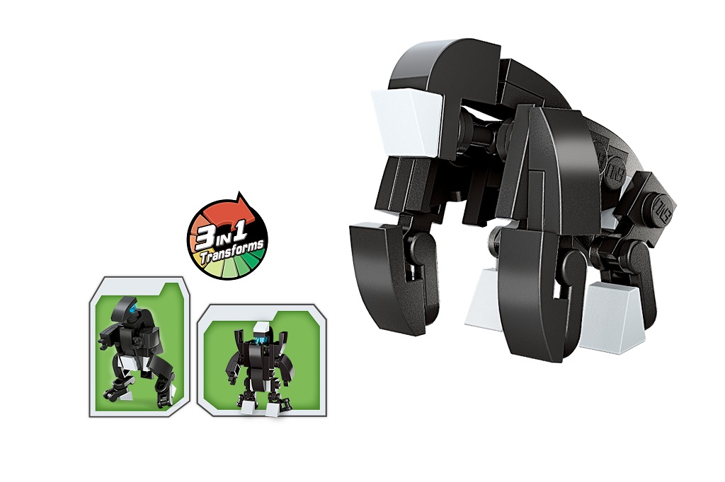 Fotografie Qman Multivariant Combat Team Model: 2103-9 Gorila 3v1