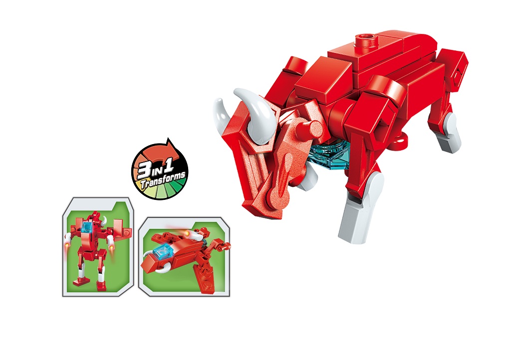 Qman Multivariant Combat Team Model: 2103-4 Divoký býk 3v1