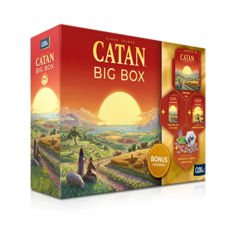 Fotografie Albi ALBI HRA Catan Big Box 2025 velká sada (redesign 2025)