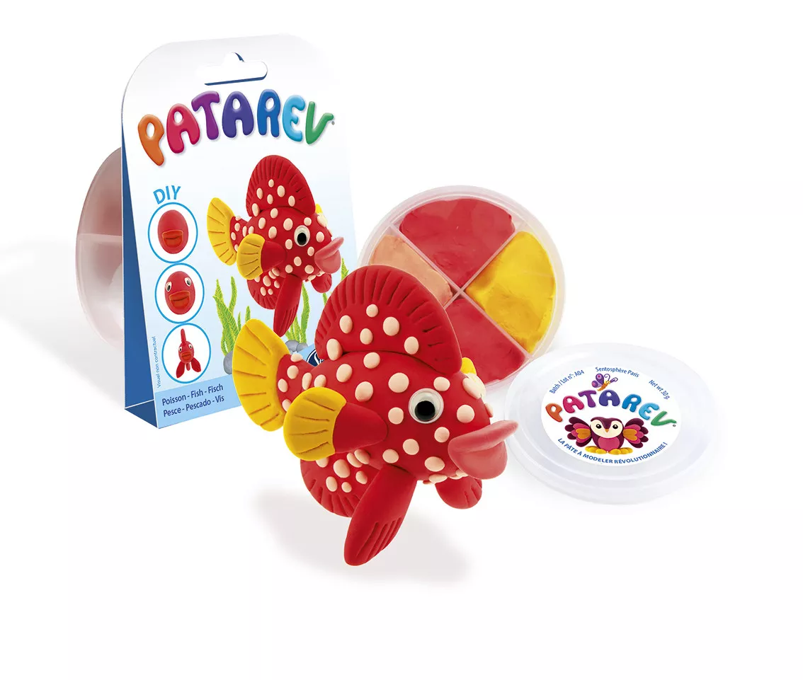 SentoSphere Modelína Patarev do kapsy - Ryba