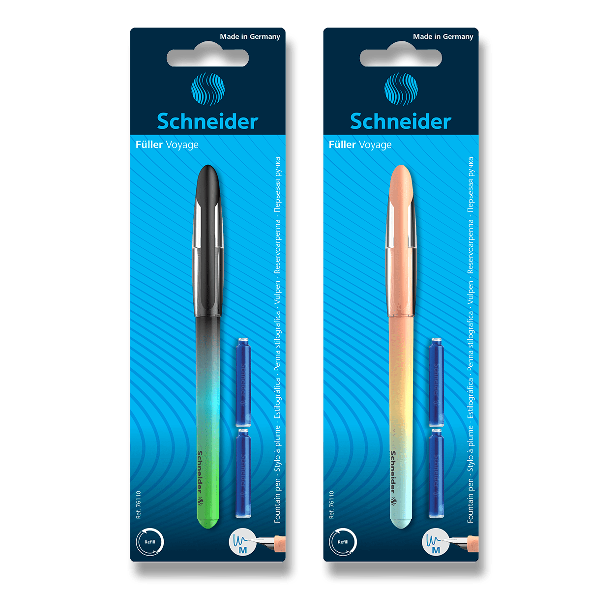 Fotografie Bombičkové pero Schneider Voyage mix barev Schneider A49:0021_7611000