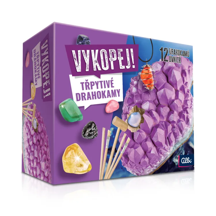 Fotografie ALBI Vykopej! - Třpytivé drahokamy
