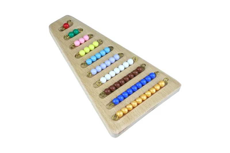 Montessori Moyo Montessori Stojánek s korálkovými schody