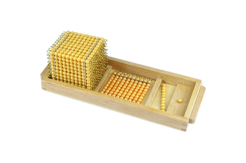 Montessori Moyo Montessori Úvodní podnos k perlovému materiálu