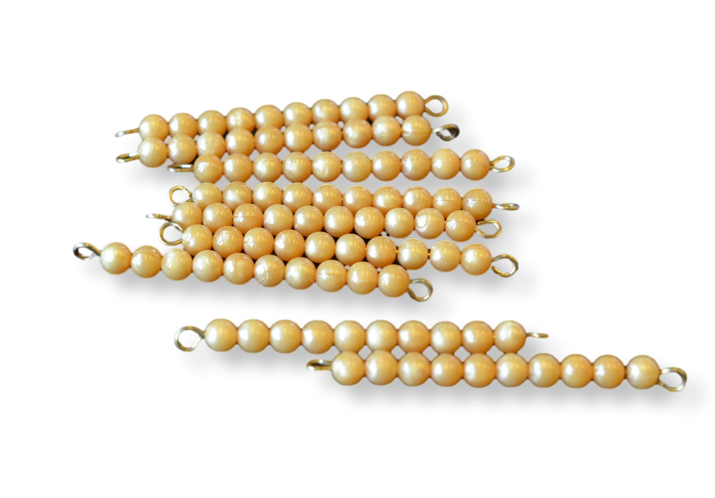 Fotografie 9 zlatých perlových "desítek"
