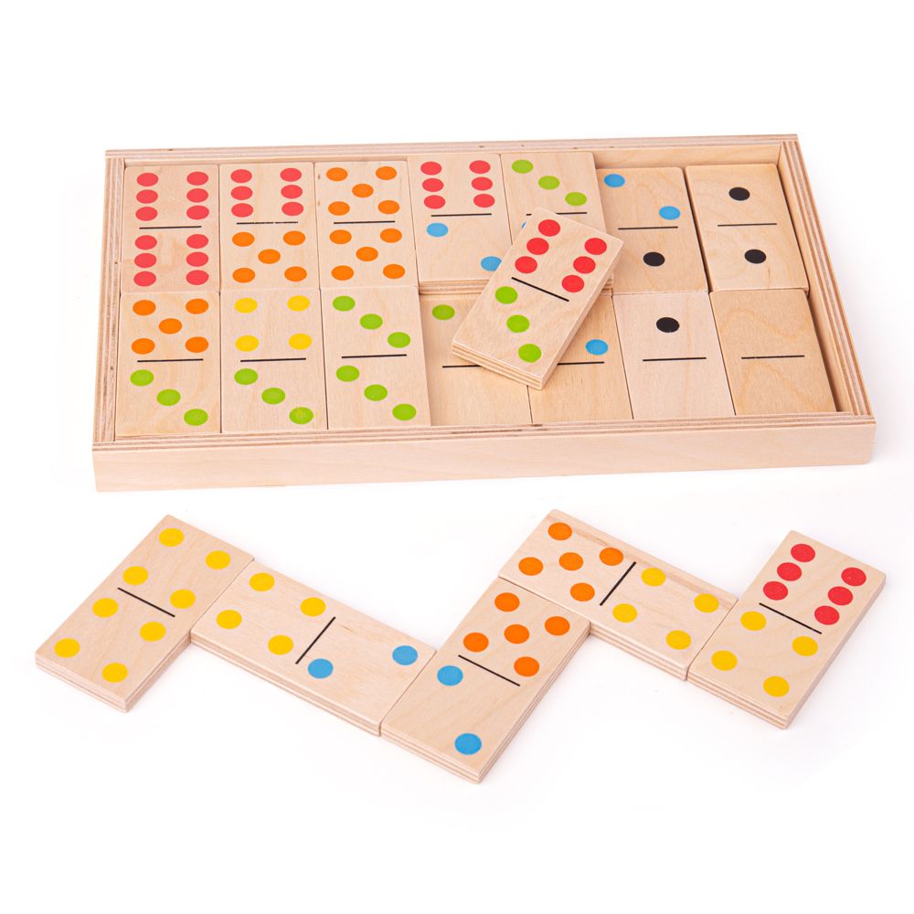 Bigjigs Toys Velké dřevěné domino