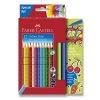 Pastelky Faber-Castell Grip 2001 12 barev + 2 fixy