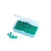 100 ks zelenych koralku