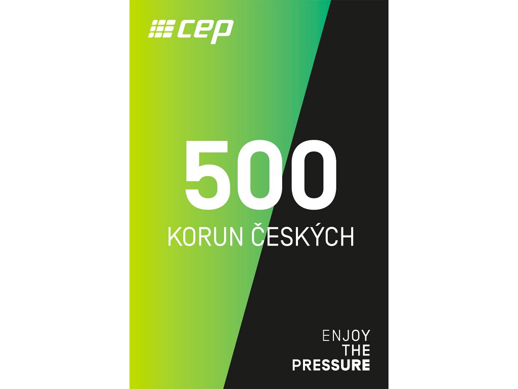 Dárkový poukaz CEP 500 Kč