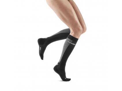 Ultralight socks tall v3 black grey WP70VY front model web