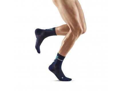 Ultralight socks mid cut v3 blue light blue WP8CLY front model web