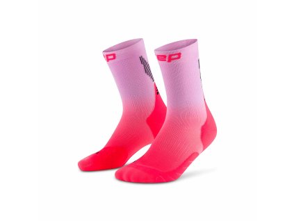 Core Run Edt Gradient Socks Mid Cut 5 0 pink lilac fade WP7CQG WP8CQG front 2 white 4to5 1536x1536px