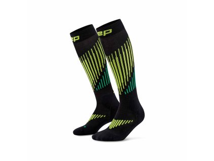 black/lime