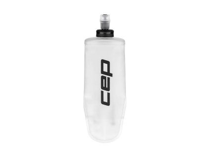 CEP Core Run Hydration Flask 360ml transparent W6LXTR u front 01