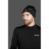 Reflective beanie W3MB5N black m front model web night