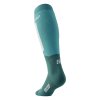 Thermo socks skiing tall turquoise green WP70A6 WP80A6 3 4 back
