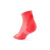 CEP Core Run Ultralight Socks Low cut 4 0 neon coral red WP7ABL WP8ABL back 1