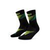 Vysoké ponožky MERINO 3.0 Pánské - black/lime 1