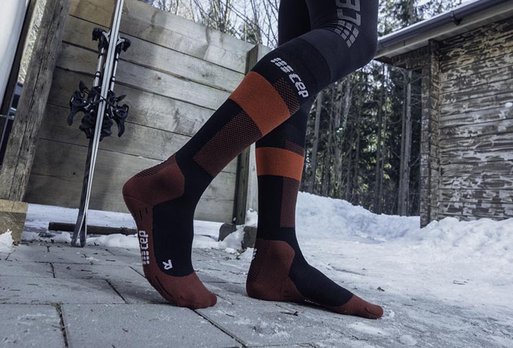 Test: Lyžařské kompresní podkolenky CEP MERINO