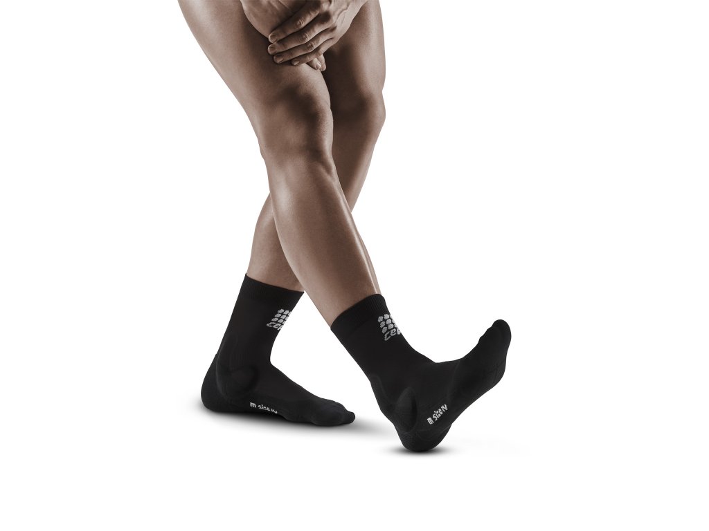 Ankle Support Short Socks black m front model 1536x1536px