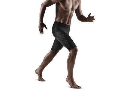 Run Compression Shorts 3 0 black m front model 1536x1536px