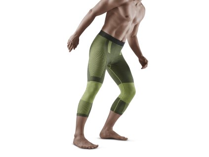 Ski Touring 3 4 Base Tights green W1989S m front model 1536x1536px