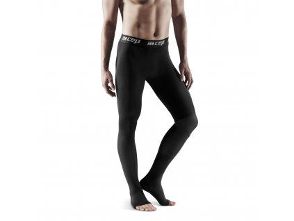 Recovery Pro Tights black m front model 1536x1536px