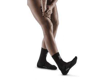 Ankle Support Short Socks black w front model 1536x1536px