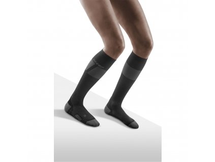 Ski Ultralight Socks black darkgrey w front model 1536x1536px