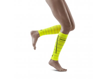 Reflective Calf Sleeves neon yellow WS40FZ w front model 1536x1536px