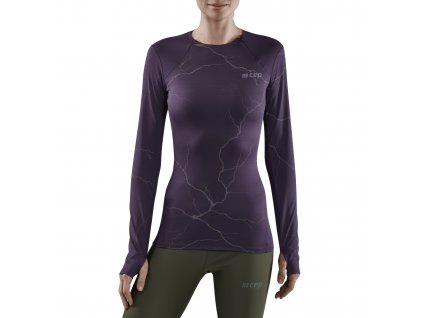 Reflective Shirt LS purple W2A36N w front model 1536x1536px