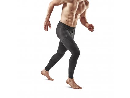 Ultralight compression tights m black front model 1536x1536px