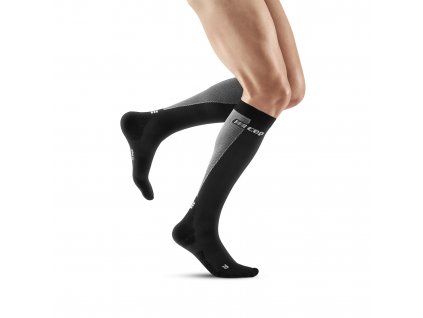 Ultralight socks tall v3 black grey WP80VY front model web