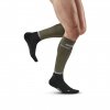 The Run Socks Tall black olive m front model 1536x1536px