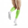 The run socks tall v4 green white WP30WR back model web