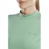 Cold weather shirt long sleeve v2 women W3E396 green w model web cu 01