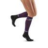 The Run Socks Tall black violet w front model 1536x1536px