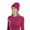 Cold weather merino beanie W3VB6M purple w front model web