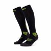 Core Run Socks Tall 5 0 black lime WP70LR WP80LR front 2 white 4to5 1536x1536px