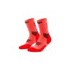 CEP Core Run Socks Mid Cut 5 0 neon coral WP7CSR WP8CSR front 2