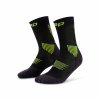 Vysoké ponožky 5.0 Dámske - black/lime 1