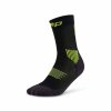 Vysoké ponožky 5.0 Dámske - black/lime 2