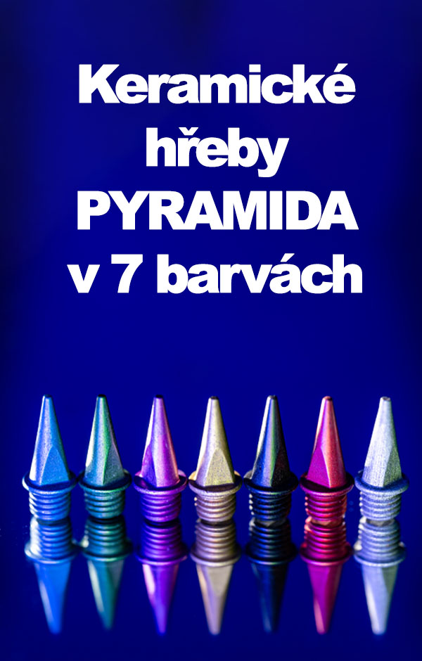 keramické hřeby Pyramida