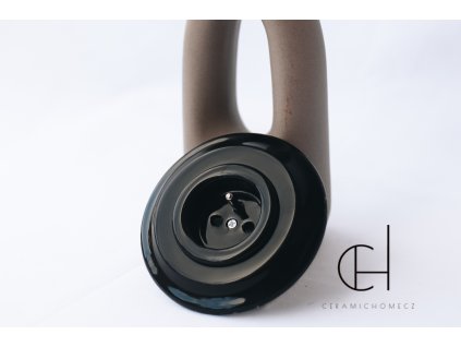 Keramická zásuvka kompletní ČERNÁ bezšroubková