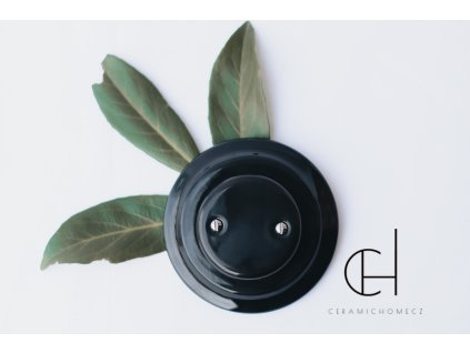 Keramická záslepka kompletní ČERNÁ