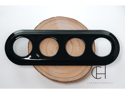 Keramický čtyřrámeček ČERNÁ