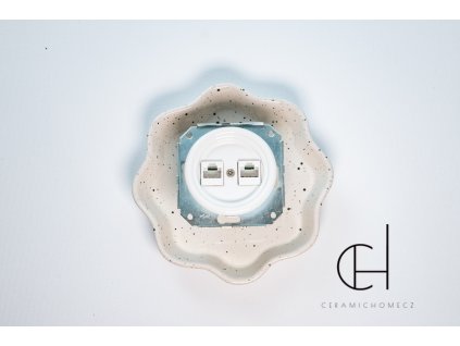 Lan-Steckdose ohne Rahmen